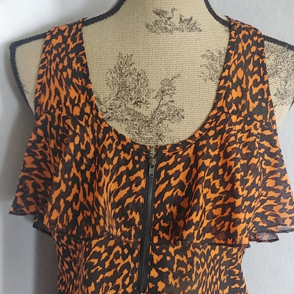 Ali & Kris Sheer Ruffle Tank Top Blouse - Picture 5 of 8